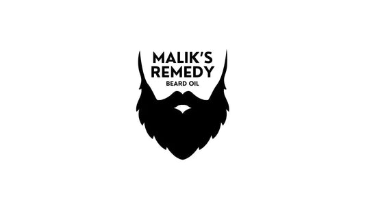 Malik’s Remedy organic beard oil bottle UK made beard oil for growth natural beard care for men